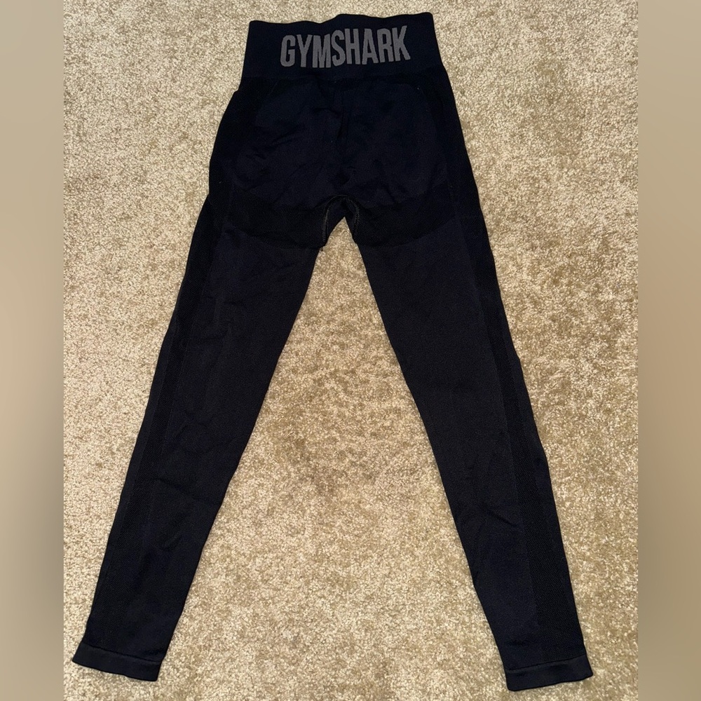 Gymshark Flex High Waisted Leggings - Black/Charcoal